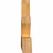 Ekena Millwork Saratoga Rough Sawn Timber Gable Bracket, Western Red Cedar, 96"W x 24"H x 4"D x 6"F, 6/12 Pitch GBW096X24X0406SAR00RWR - alternate 3